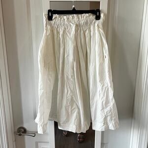 B138 White Casey Casey Paperbag Skirt Size XS